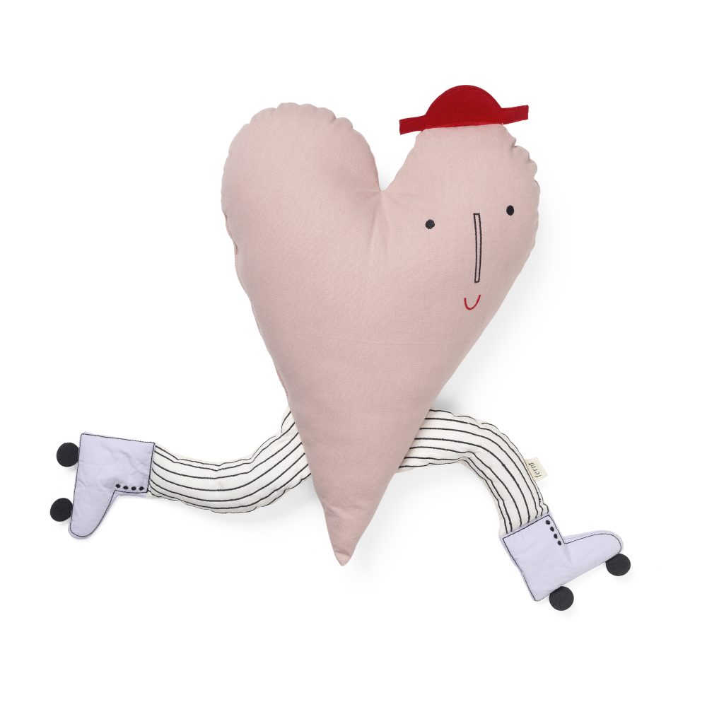 Heart kudde, Dusty rose