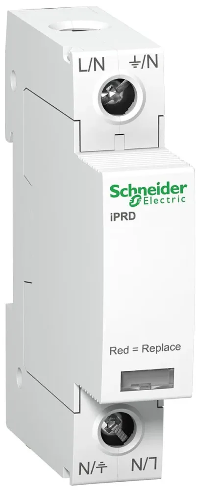 Schneider Electric A9L20400 Överspänningsskydd mot indirekta nedslag, iPRD 20/20R 4 ledare, utan kontakt