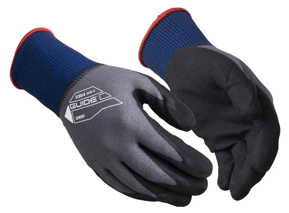 Guide Gloves 3304 Handske nitril, OEKO Tex, latexfri, touch 8