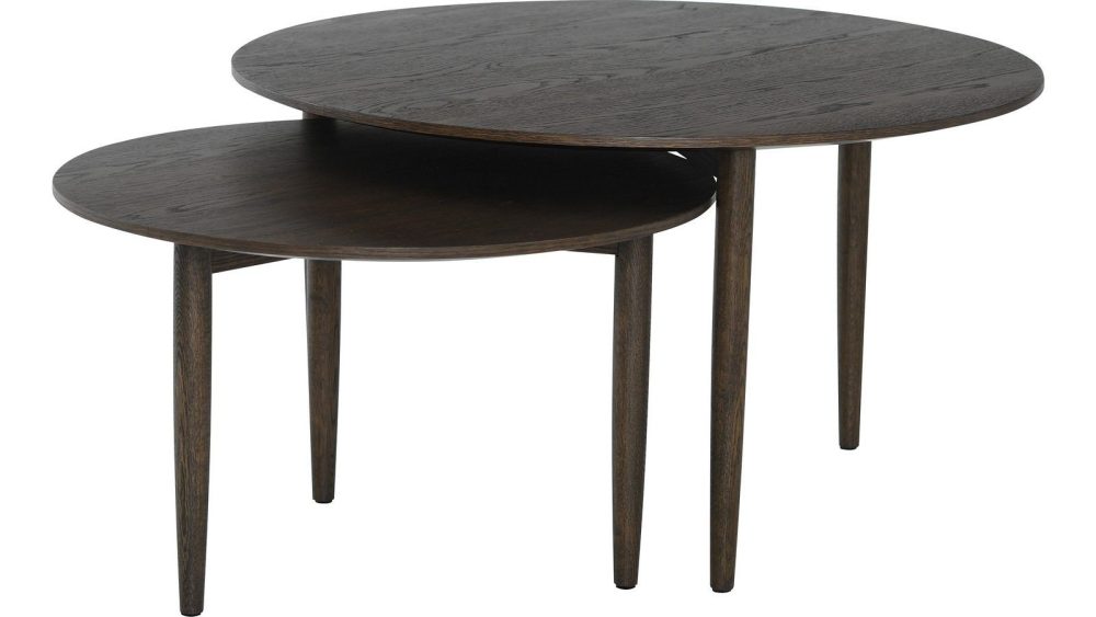 Soffbordsset Ravik Ø90/Ø70 cm