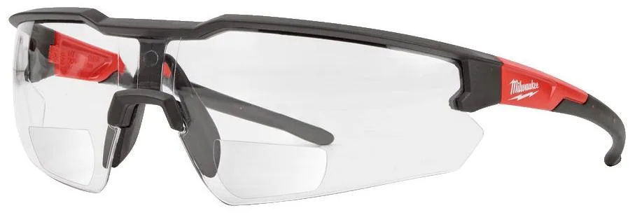 Milwaukee Magnified Skyddsglasögon klara linser med styrka +2 styrka +2
