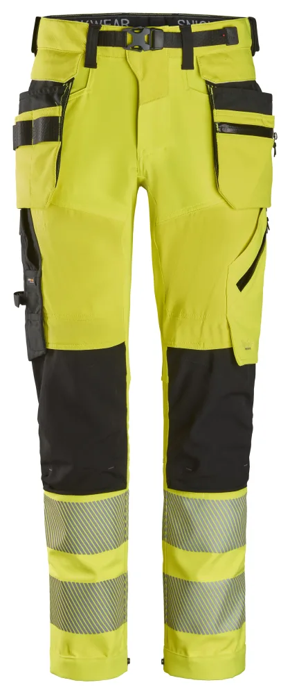 Snickers Workwear 6930 Midjebyxa gul/svart 48