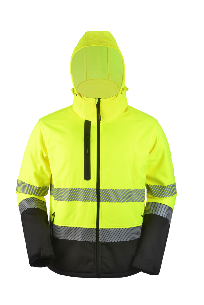 SOFTSHELL JACKA HI-VIS GUL XS