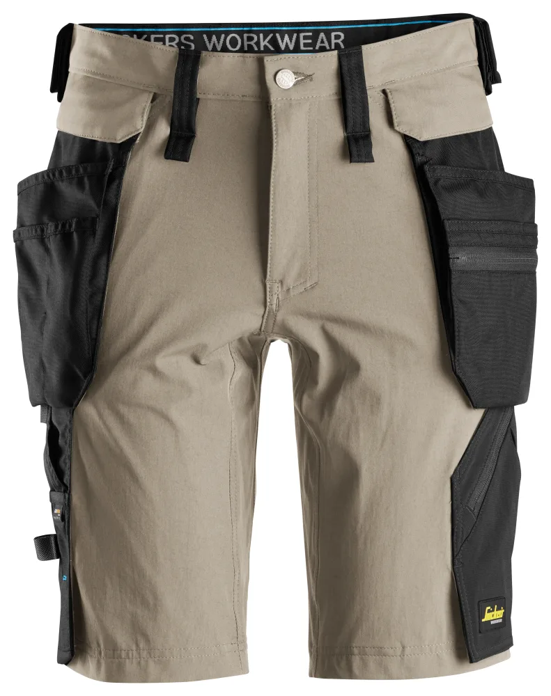 Snickers Workwear 6108-2004 Shorts khaki/svart 54