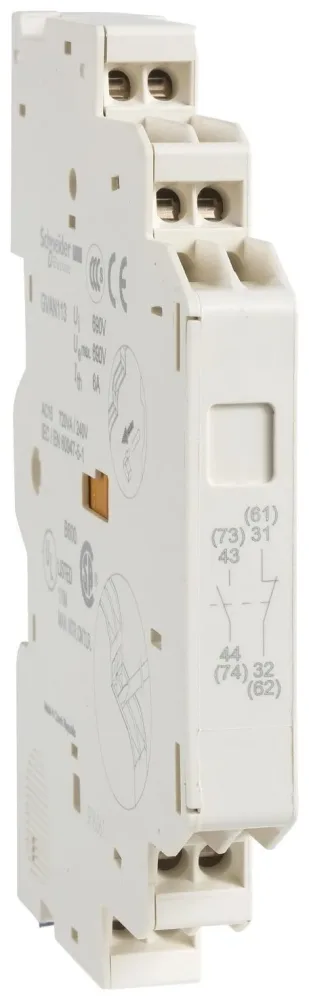 Schneider Electric GVAN203 Hjälpkontaktblock sidomonterade, fjäderanslutning 2 NO-kontakter