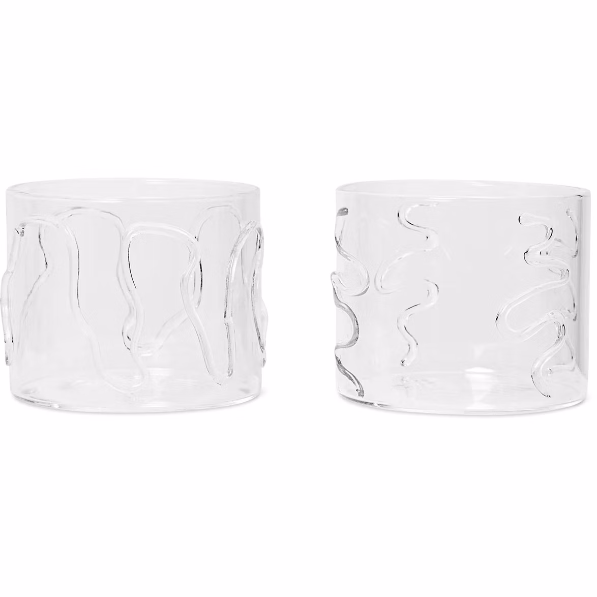 Doodle Dricksglas 2-pack, 6,5 cm