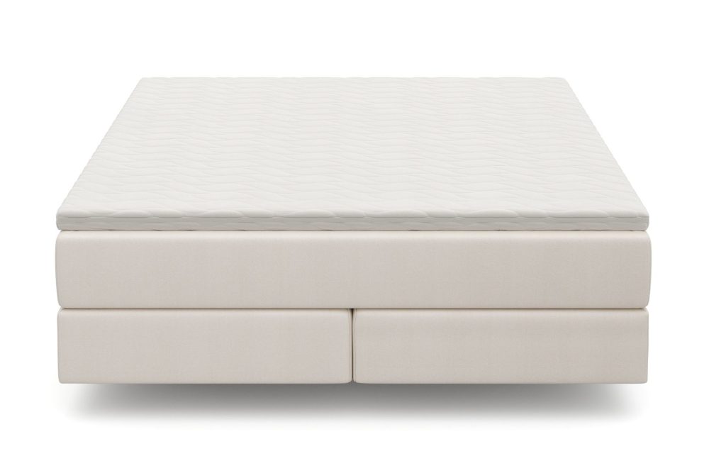 HVILA Premium Kontinentalsäng 180x200 cm med svävande effekt inkl. Bäddmadrass i Polyeterskum Medium