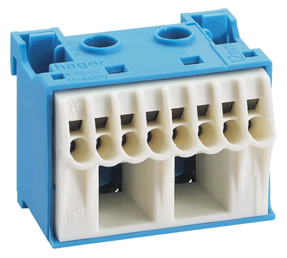 Hager KN22N Nollplint 63 A, 230V 5 x 16 mm² + 17 x 4 mm² - Bild 2