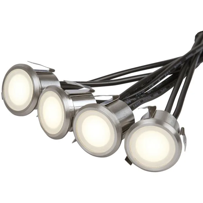 Hide-a-Lite Decklight Garden Kit Altanarmatur rostfritt stål, 3000 K