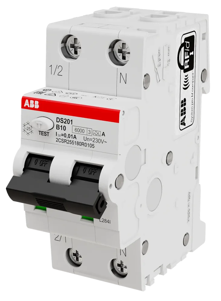 ABB 2CSR255180R3325 Personskyddsautomat 6kA, B-karakteristik, typ A DS201 B32 A300