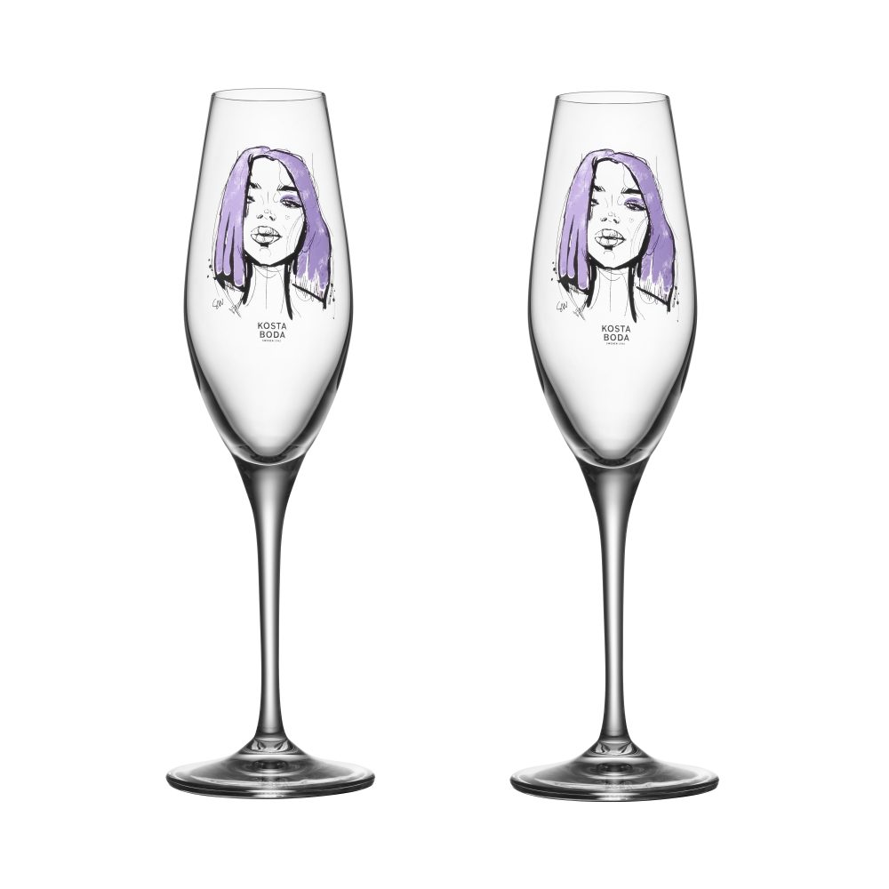 All about you champagneglas 24 cl 2-pack, Forever Mine
