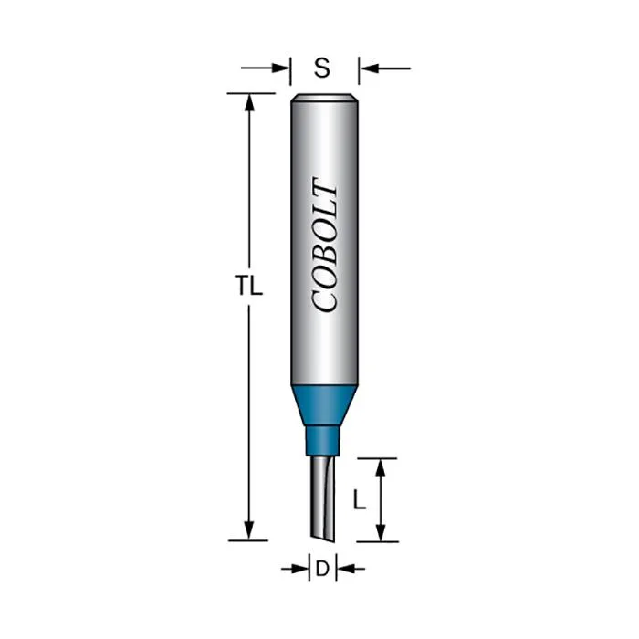 Cobolt 203-015 Notfräs med bottenskär