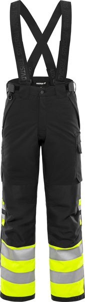 VINTERBYXA 2681 GLPS VARSEL VARSELGUL/SVART STL L