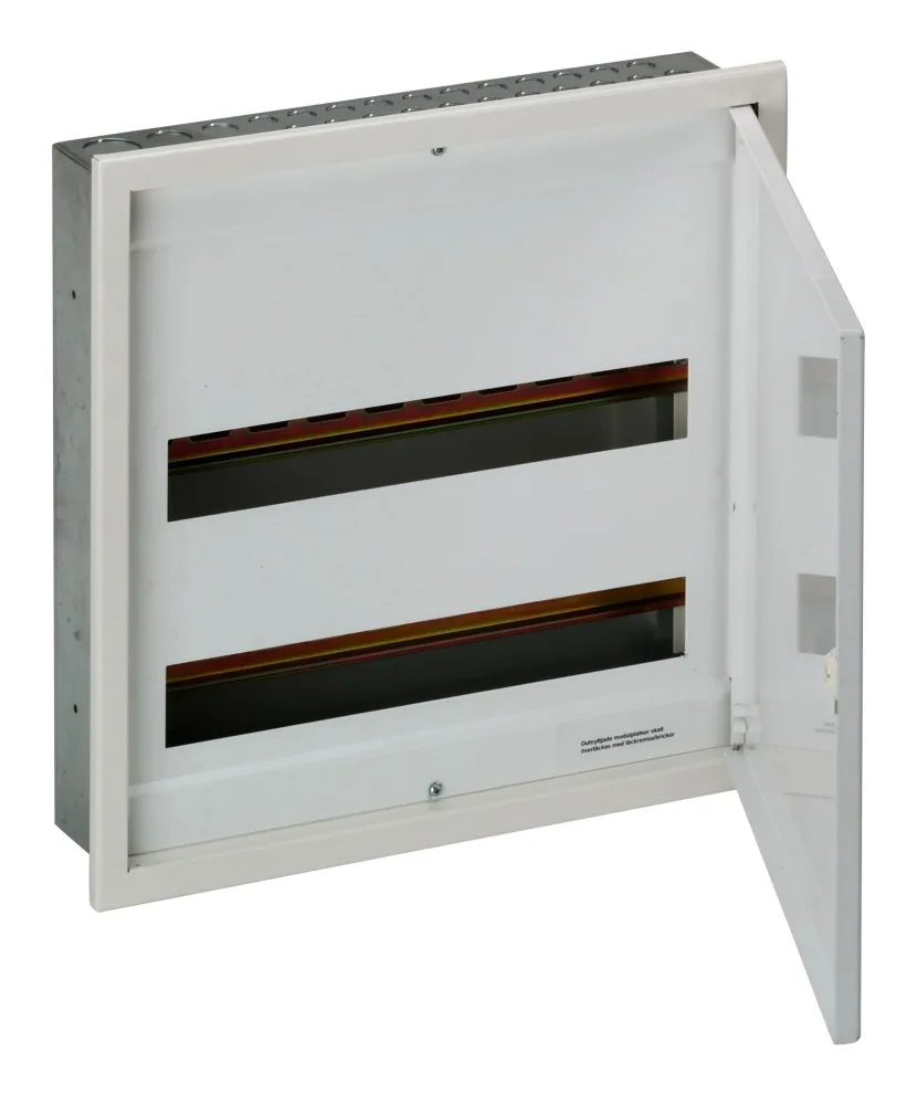 Hager VU418F Kapsling med infälld dörr, IP30 4 x 18 moduler