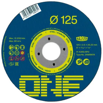 Tyrolit ONE Kapskiva rak, 2IN1 178x2,5 mm