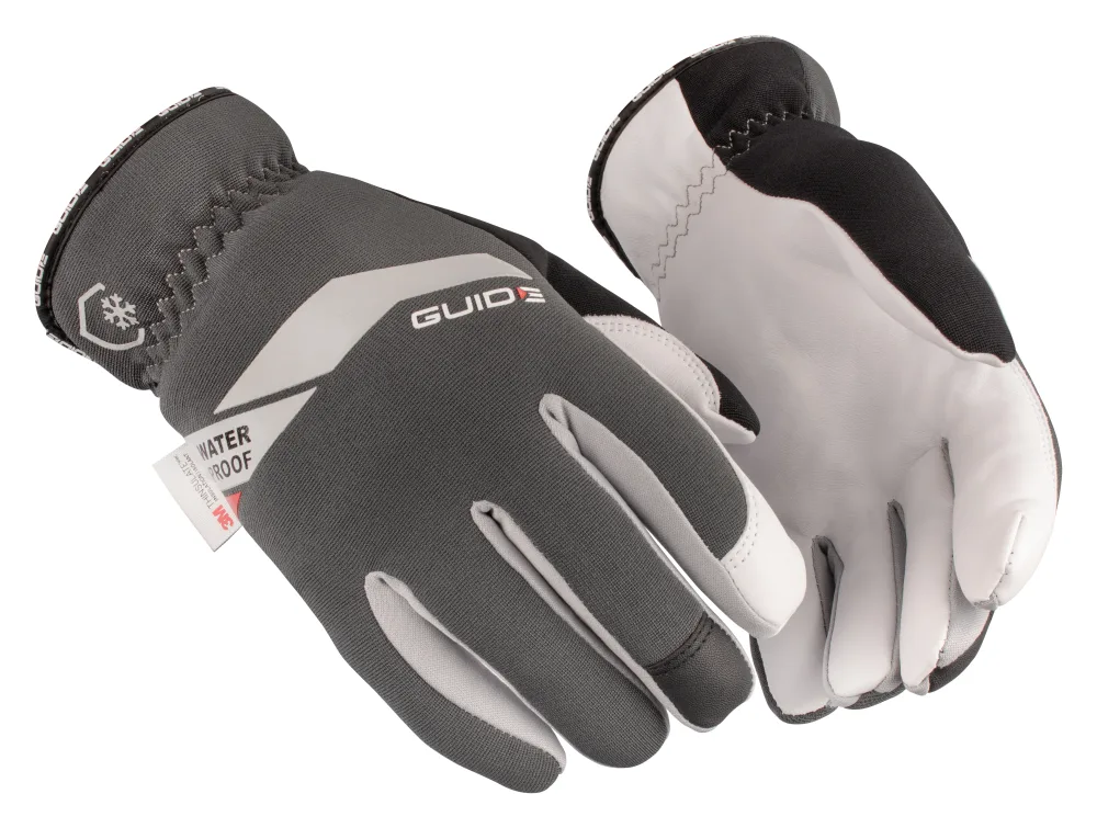 Guide Gloves 4146W Handske läder, vattentät, touch 6