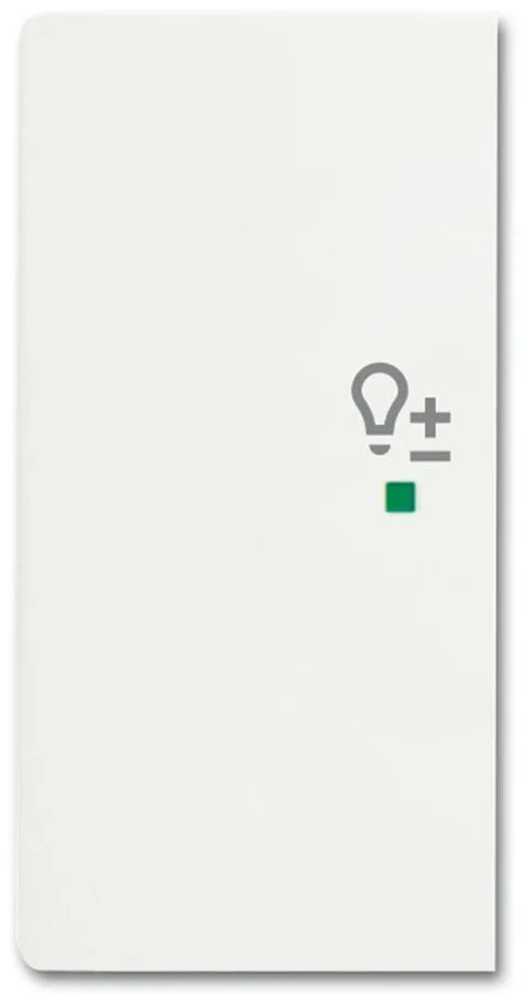 ABB Future Linear 6220-0-0610 Enkelvippa dimmer, matt, vit Vänster