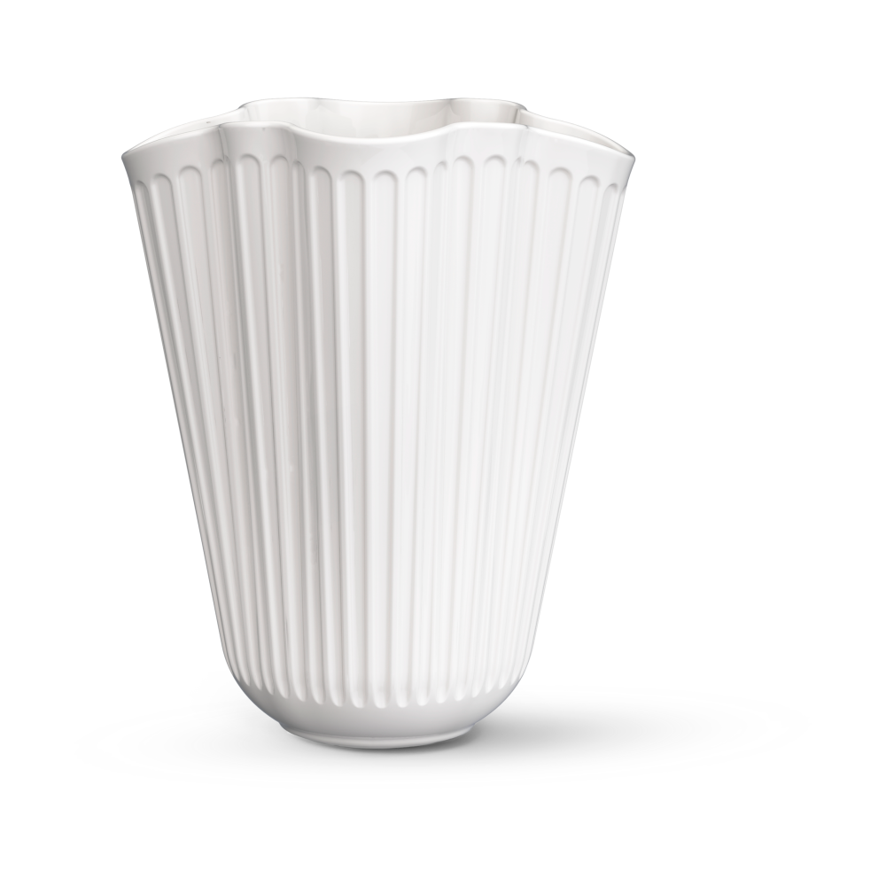 Hammershøi vas unfold, Vit, 20,5 cm