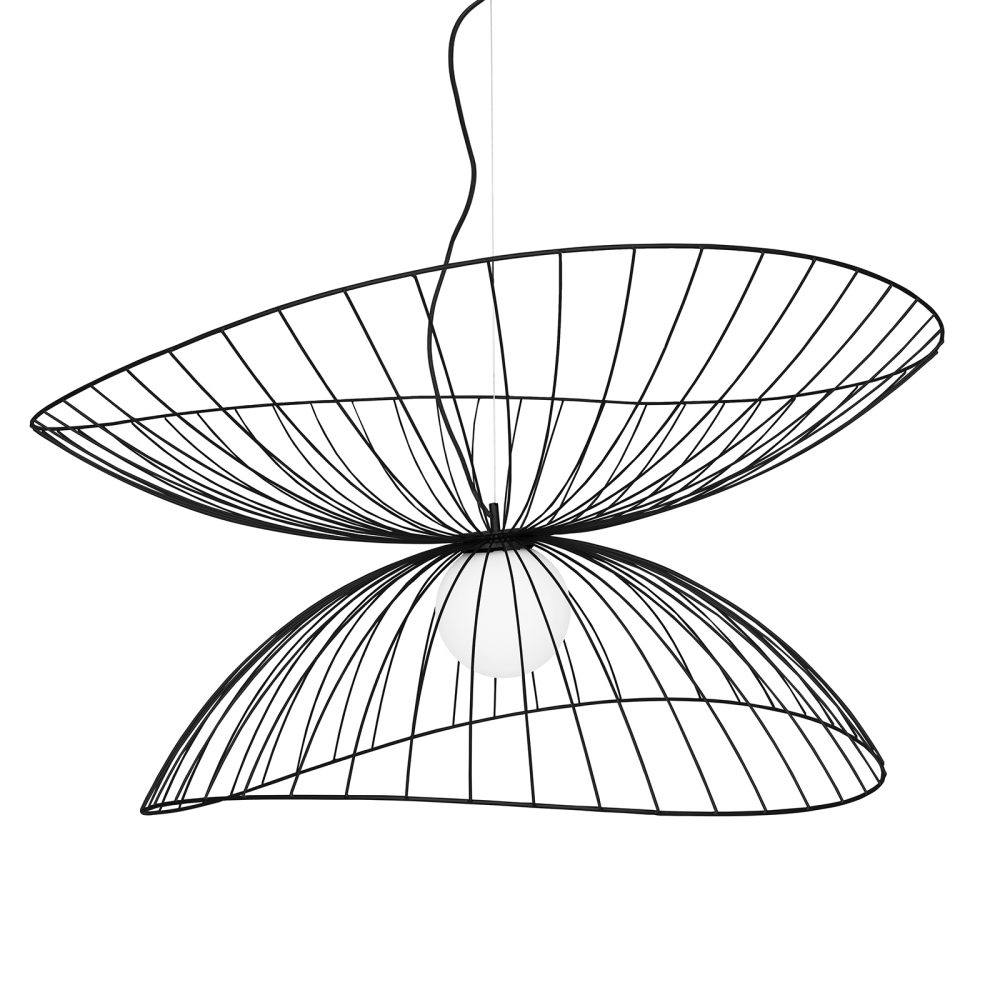 Ray taklampa Ø115 cm, Svart