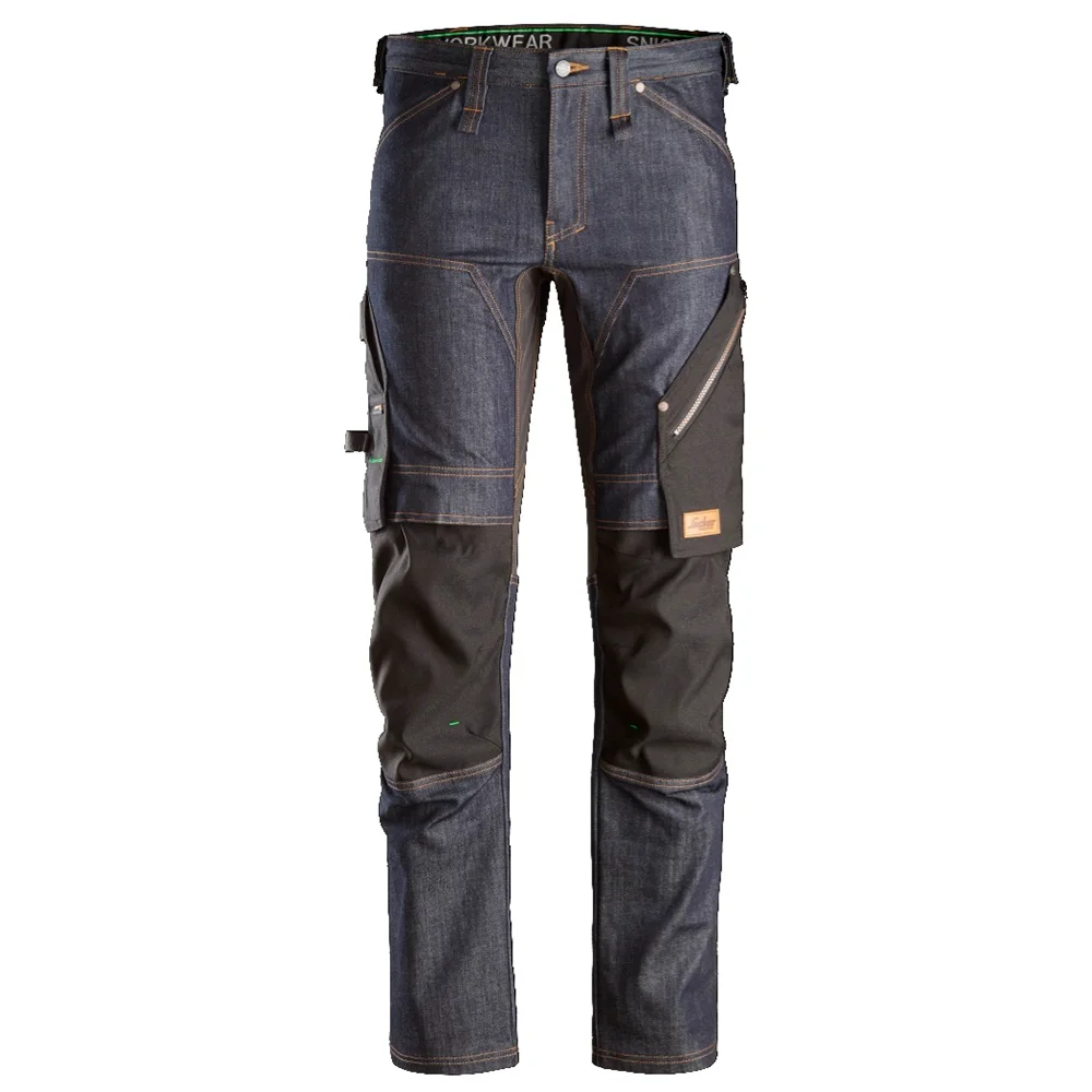 Snickers Workwear 6956 FlexiWork Arbetsbyxa denim/svart 88