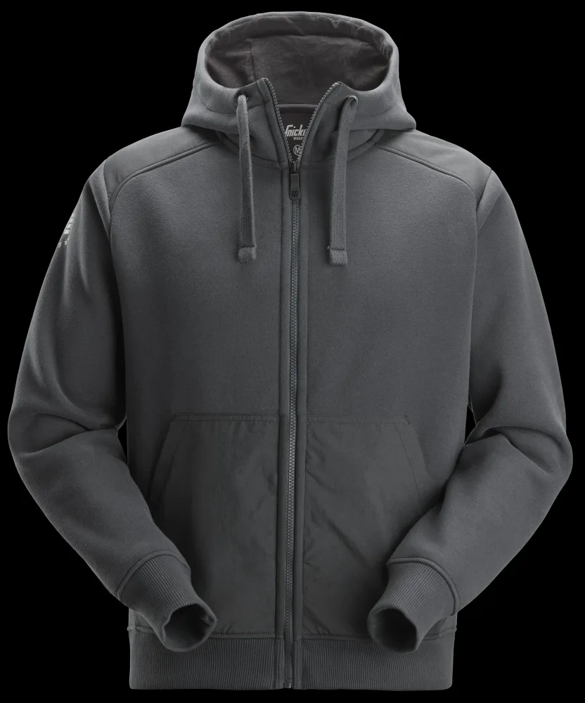 Snickers Workwear 2875-5859 Huvtröja grå, helzip Grå