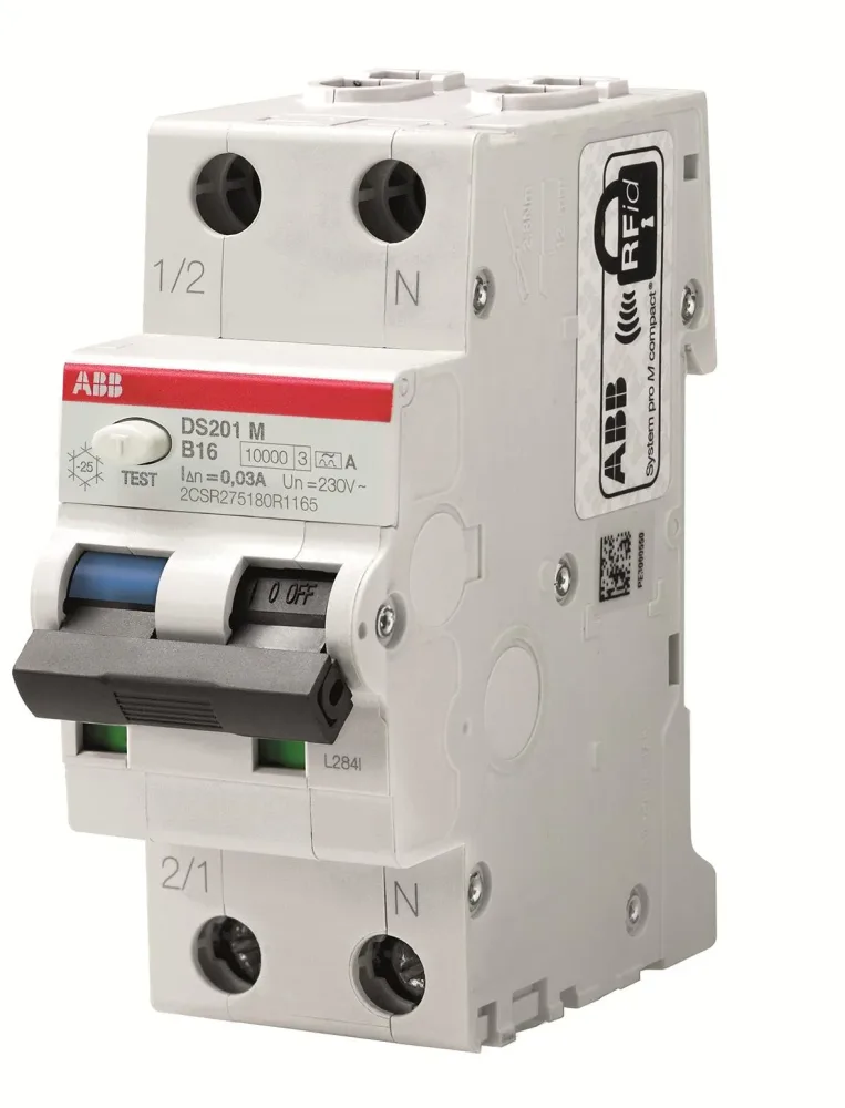 ABB 2CSR275180R1134 Personskyddsautomat 10kA, C-karakteristik, typ A DS201M C13 A30