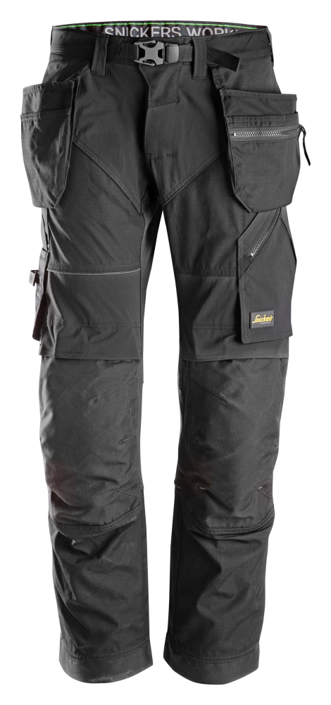 ARBETSBYXA+ SNICKERS WORKWEAR HF 6902 SV/SV 200, SVART/SVART STL 200