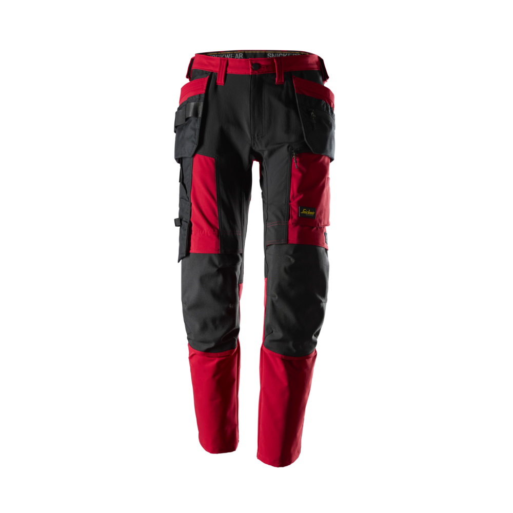 ARBETSBYXA STRETCH AW HF CHILI/SVART STL 46