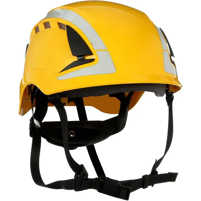 3M SecureFit X5012V Skyddshjälm dubbla godkännande, ventilerad, reflex Svart - Bild 2