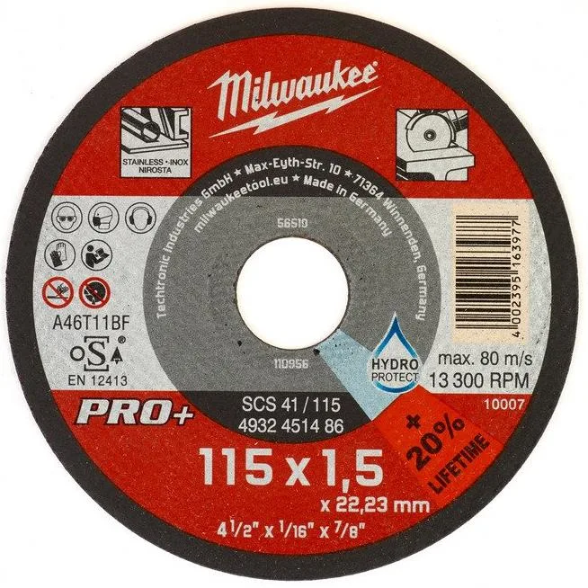 Milwaukee SCS 41 PRO+ Kapskiva 115x1 mm - Bild 2