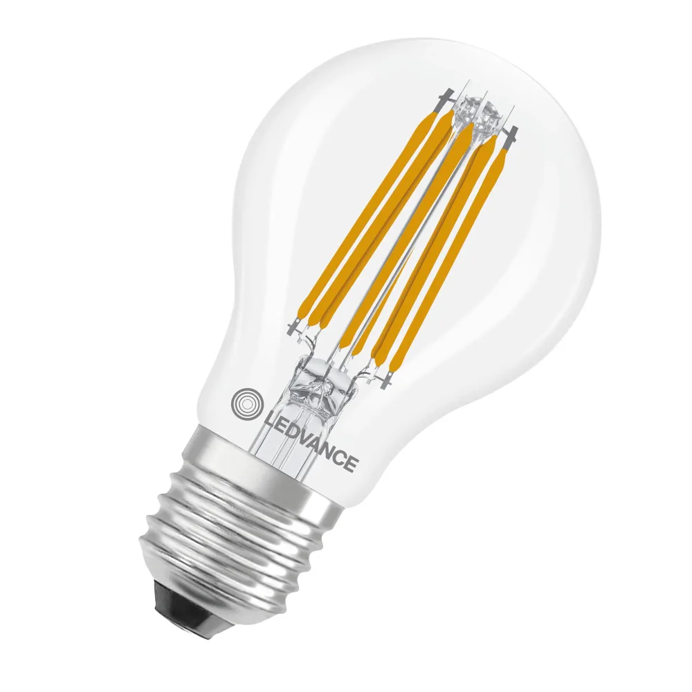 LEDVANCE Normal LED-lampa 5 W, 1055 lm, 2700 K, E27, dimbar Klart glas