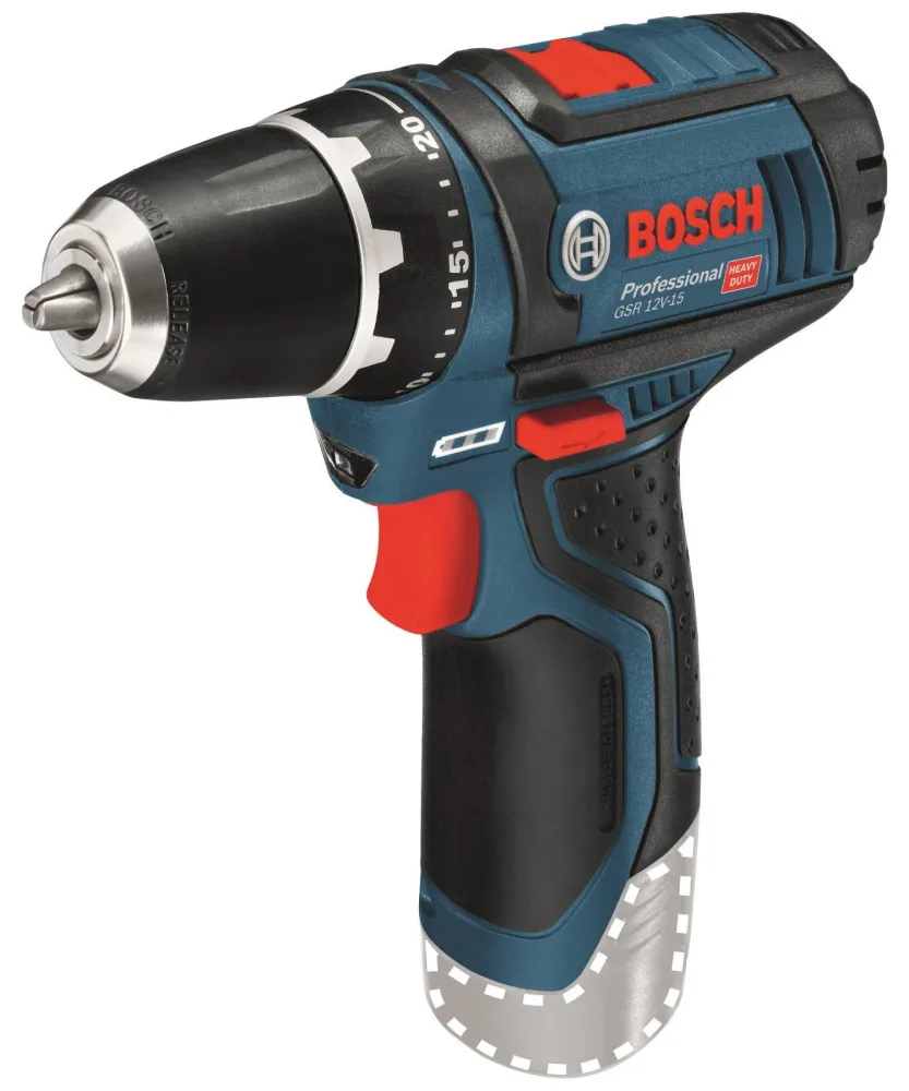 Bosch GSR 12V-15 Skruvdragare utan batteri och laddare