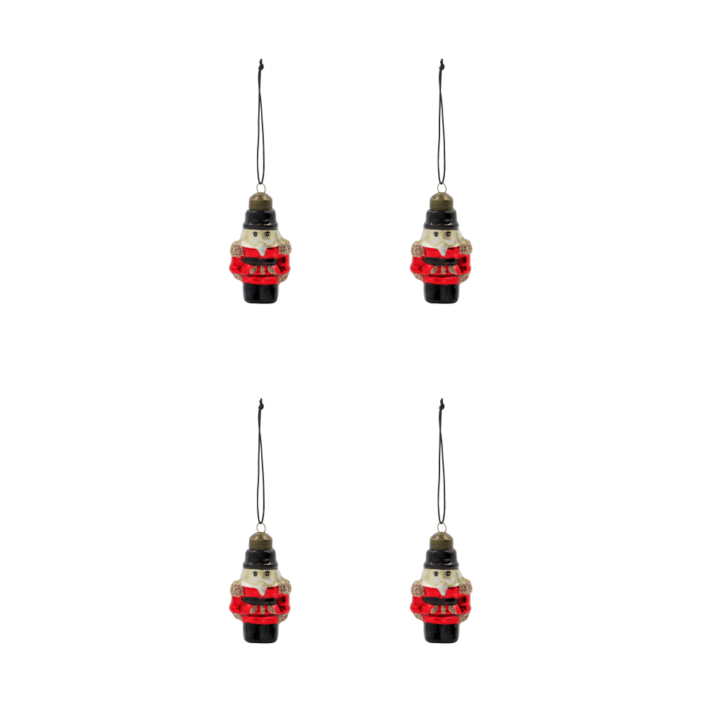 Tino julhänge 4-pack, Röd