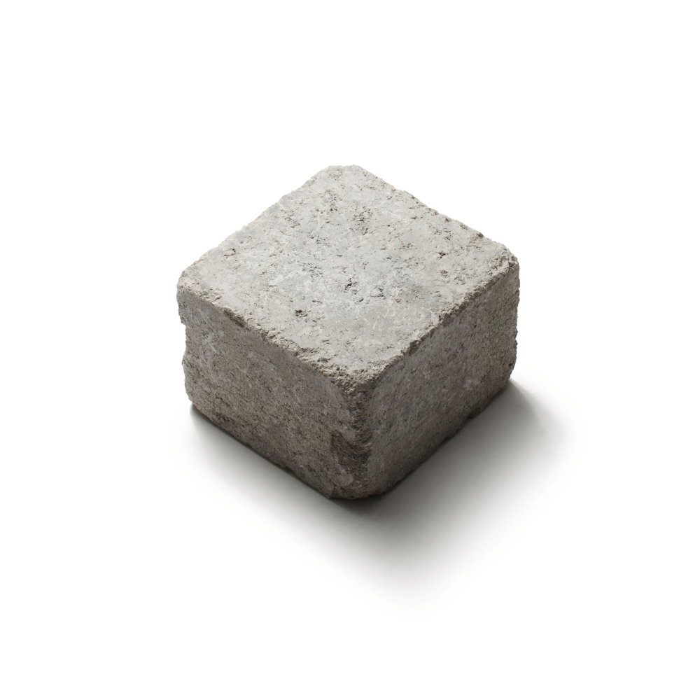 HALVBLOCK RUSTIK NATURGRÅ 190X195X138MM