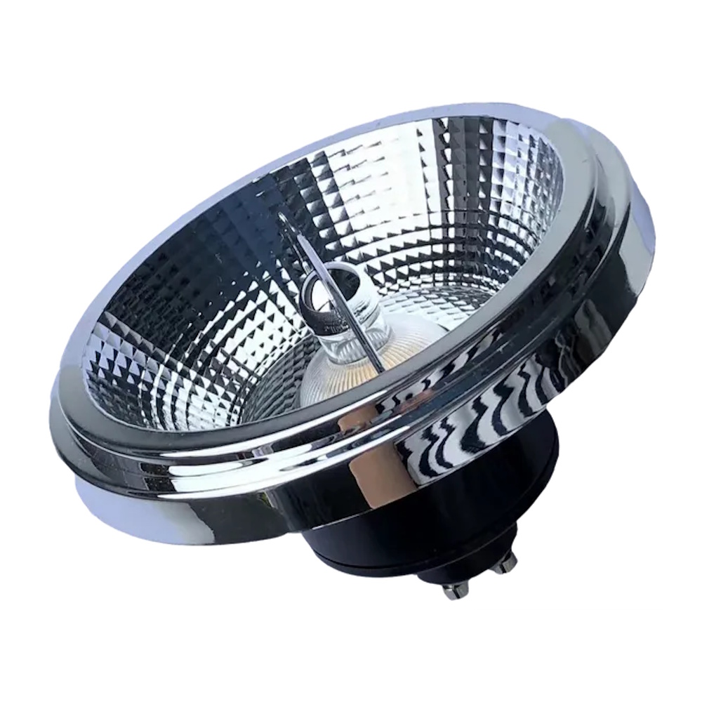 LED Lampa 12W 230V 2700K 500lm AR111 GU10 Dimbar Varmvit 10st Thorgeon