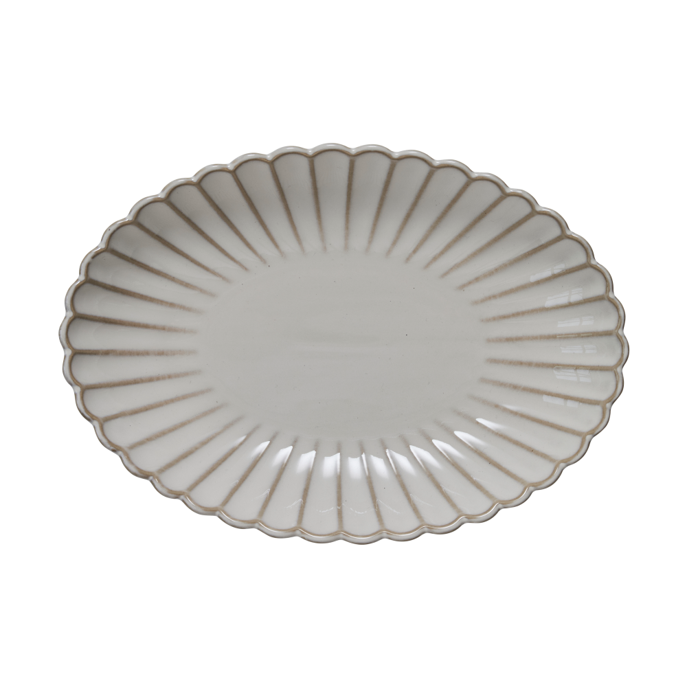 Camille fat 22,5x15,5 cm, Off White