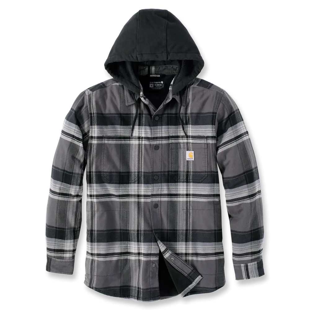 Carhartt 105938N04-L Flanellskjorta svart, grå L