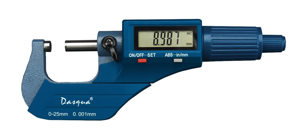 Dasqua 495174 Mikrometer digital, utvändig 0-25 mm - Bild 2