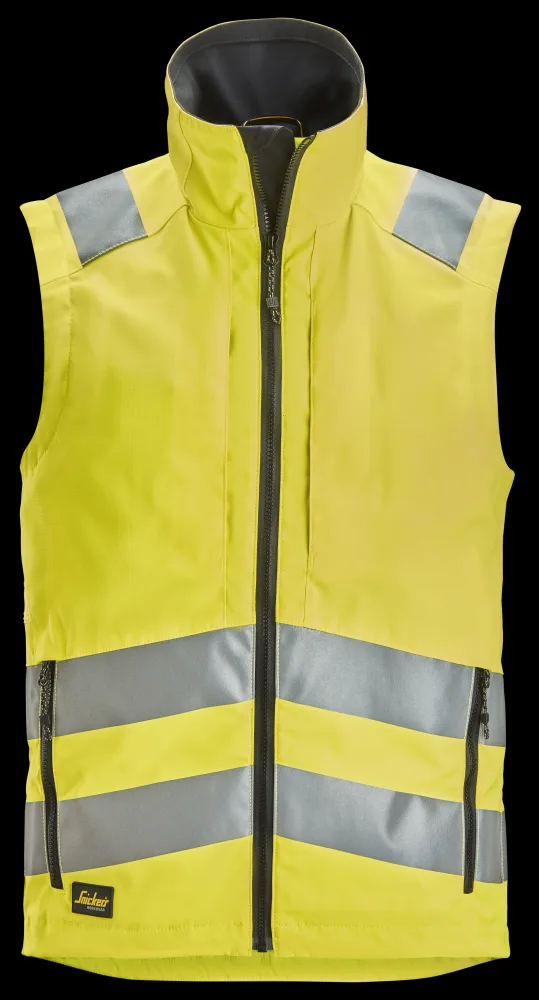 Snickers Workwear 4534-6600 Väst varsel, gul XL