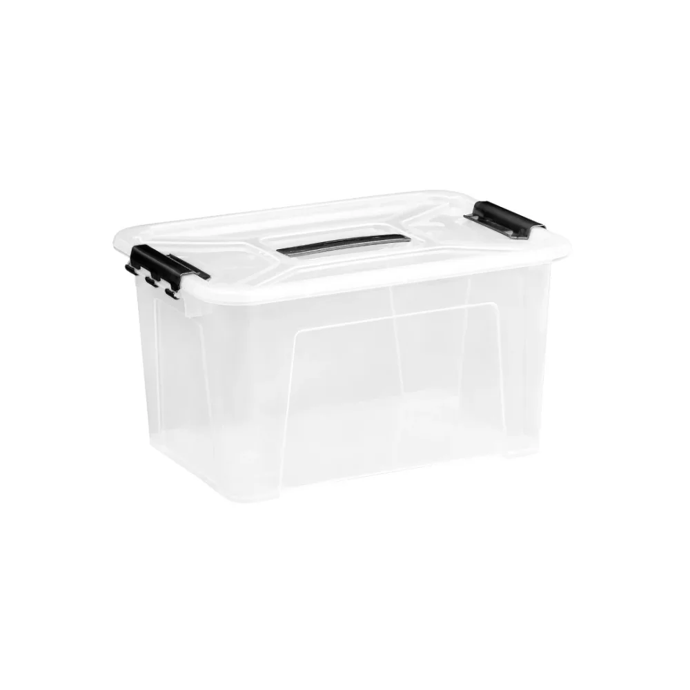 Förvaringslåda Inkl. Lock & Handtag Transparent, 5L - Bild 2