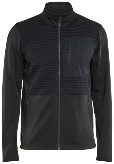 TRÖJA BLÅKLÄDER FULL ZIP SVART L