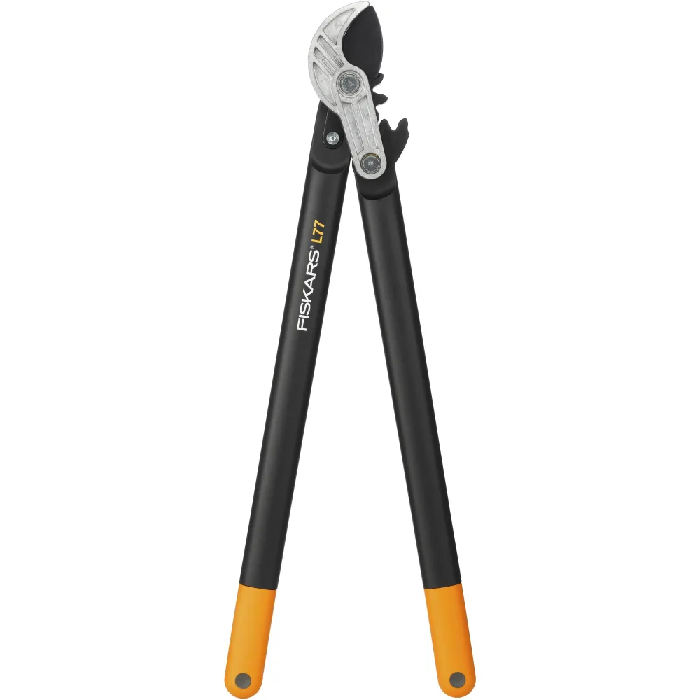 Fiskars PowerGear II L77 Grensax med utväxling, mothåll