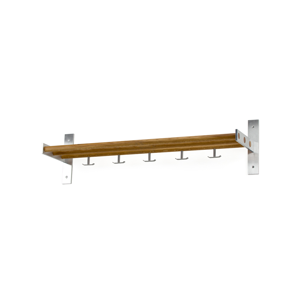Scherlin hallhylla 4, Ek olja, aluminiumstativ