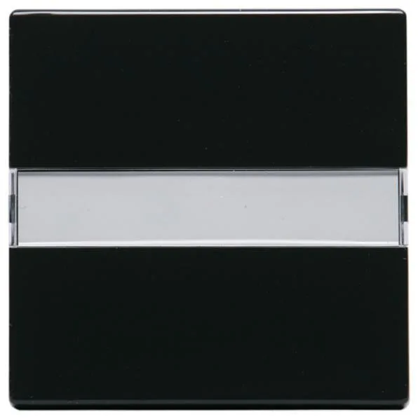 ABB 1764NLI-83 Enkelvippa 1-vägs, märkfönster Aluminium