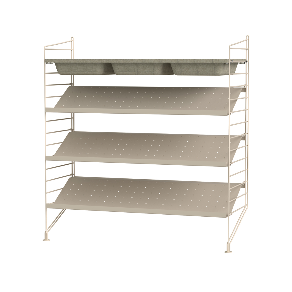 Stringhylla hall beige - Kombination O