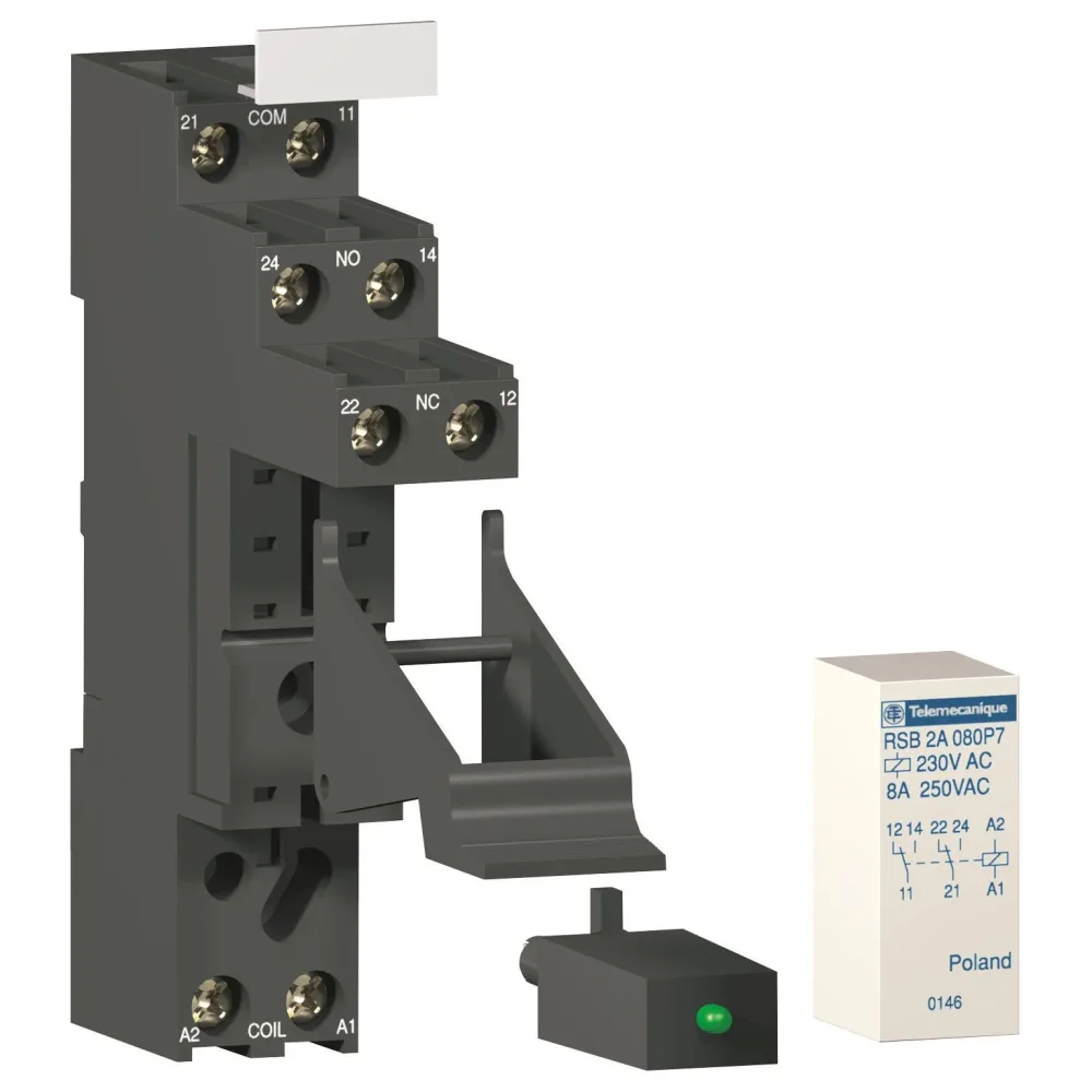 Schneider Electric RSB2A080BD Relä 2-pol, 8A, 24 V DC