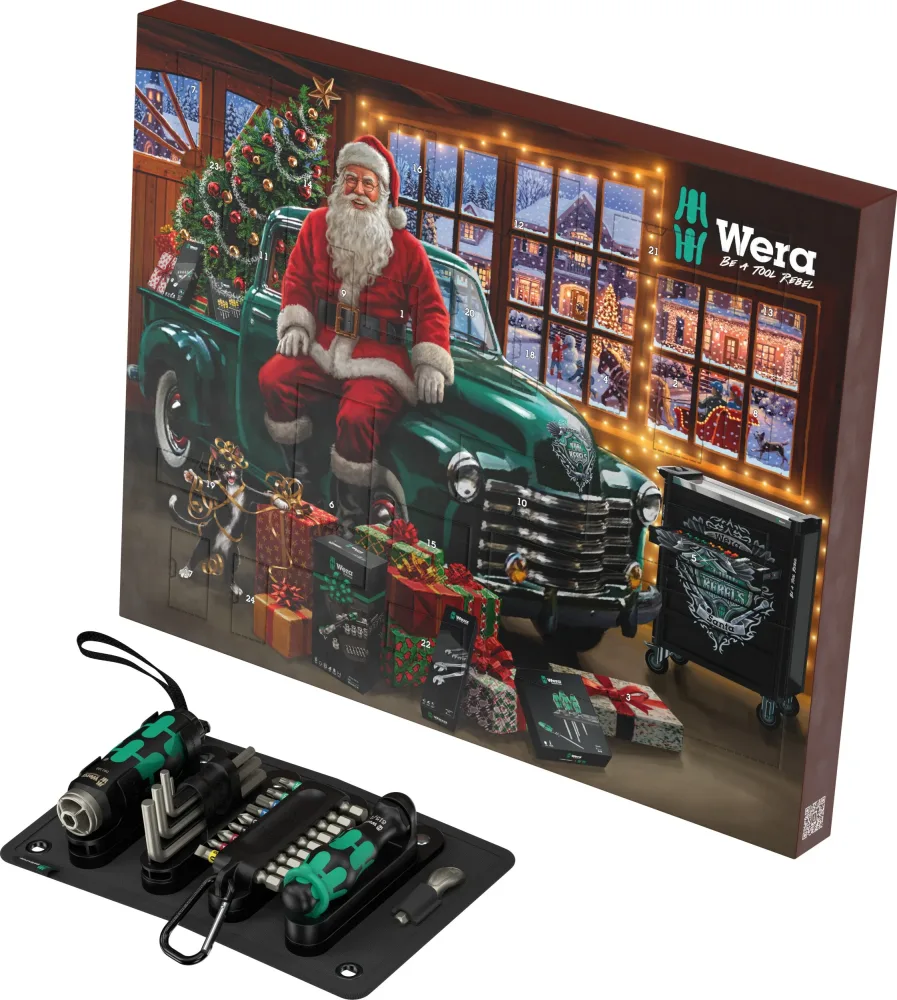 Wera 05136614001 Adventskalender 2026, 24 delar