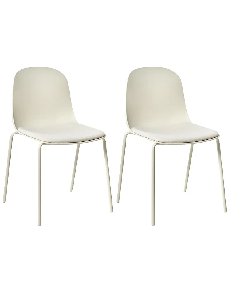 Set med 2 konferensstolar DORR Ljusbeige