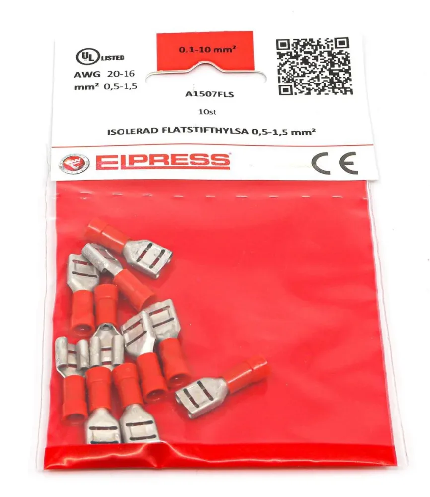 Elpress A1507FLS-CP Flatstifthylsa AWG: 16-20