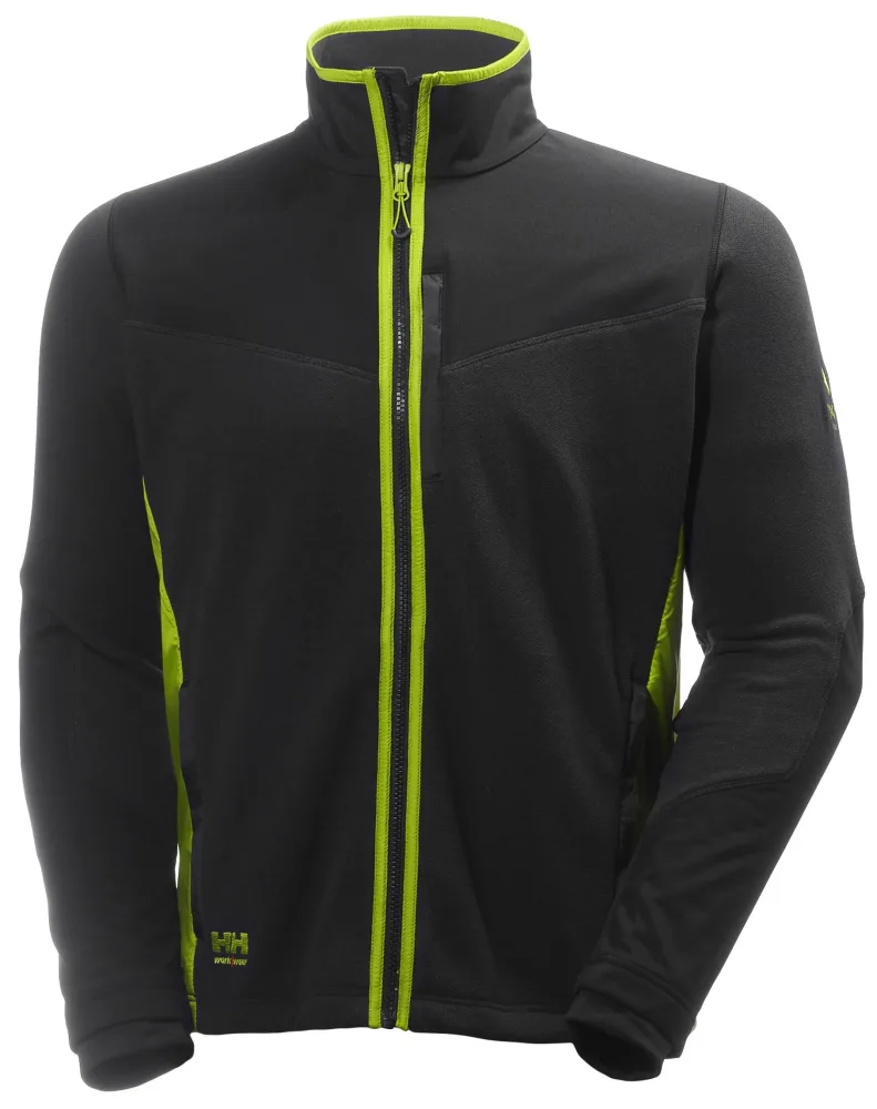 Helly Hansen Workwear Magni 72170-949 Fleecejacka svart/lime XXL